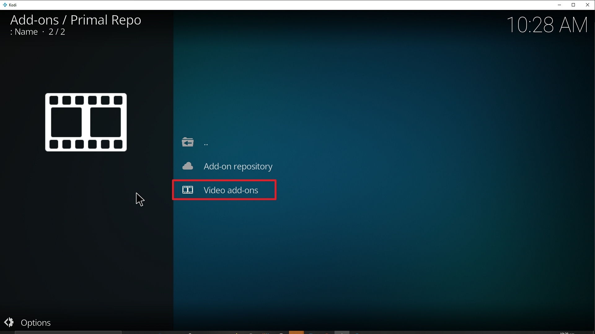 Step 21 Installing Primal addon on Kodi