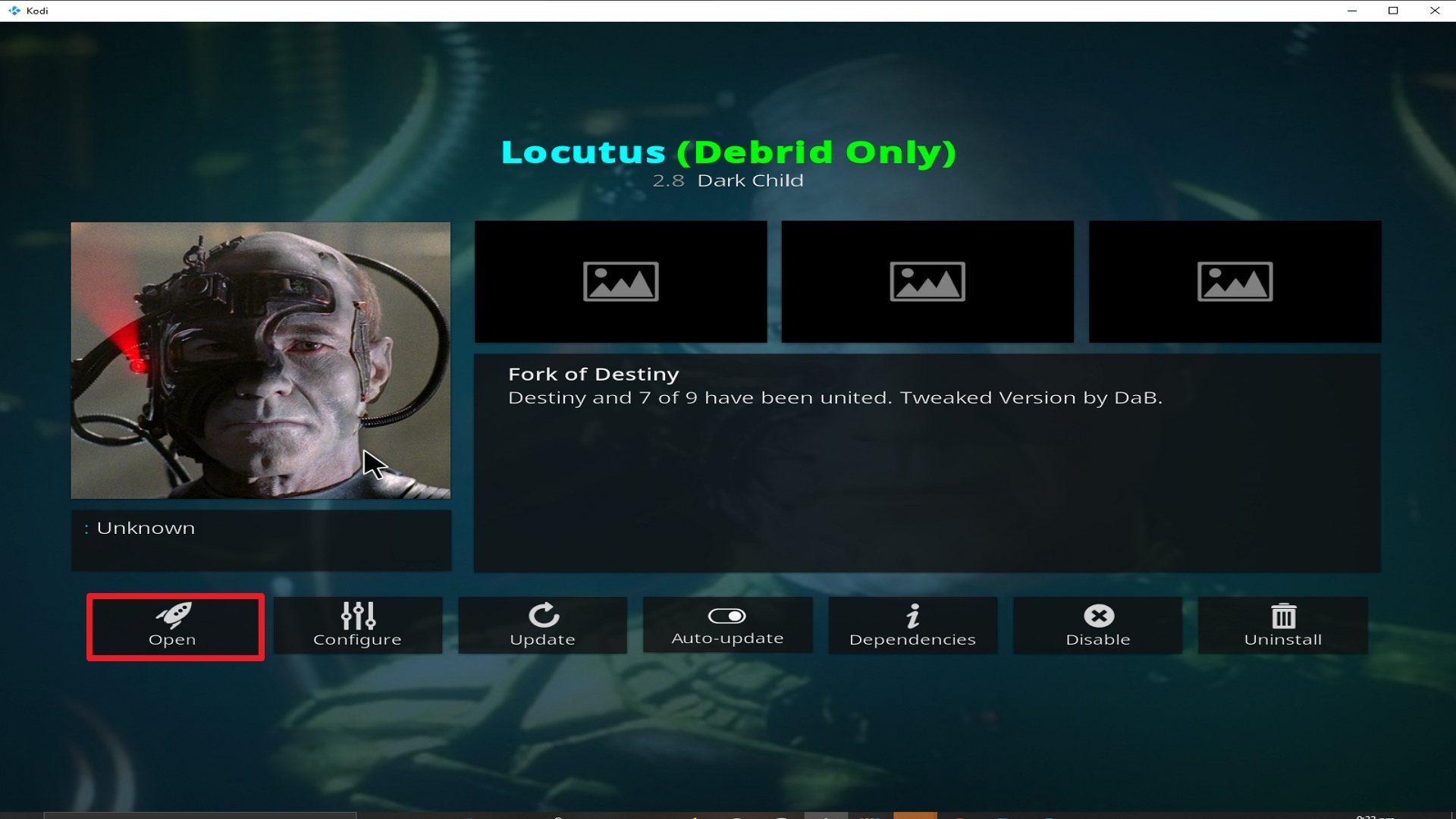 Step 26 Installing Locutus addon on Kodi