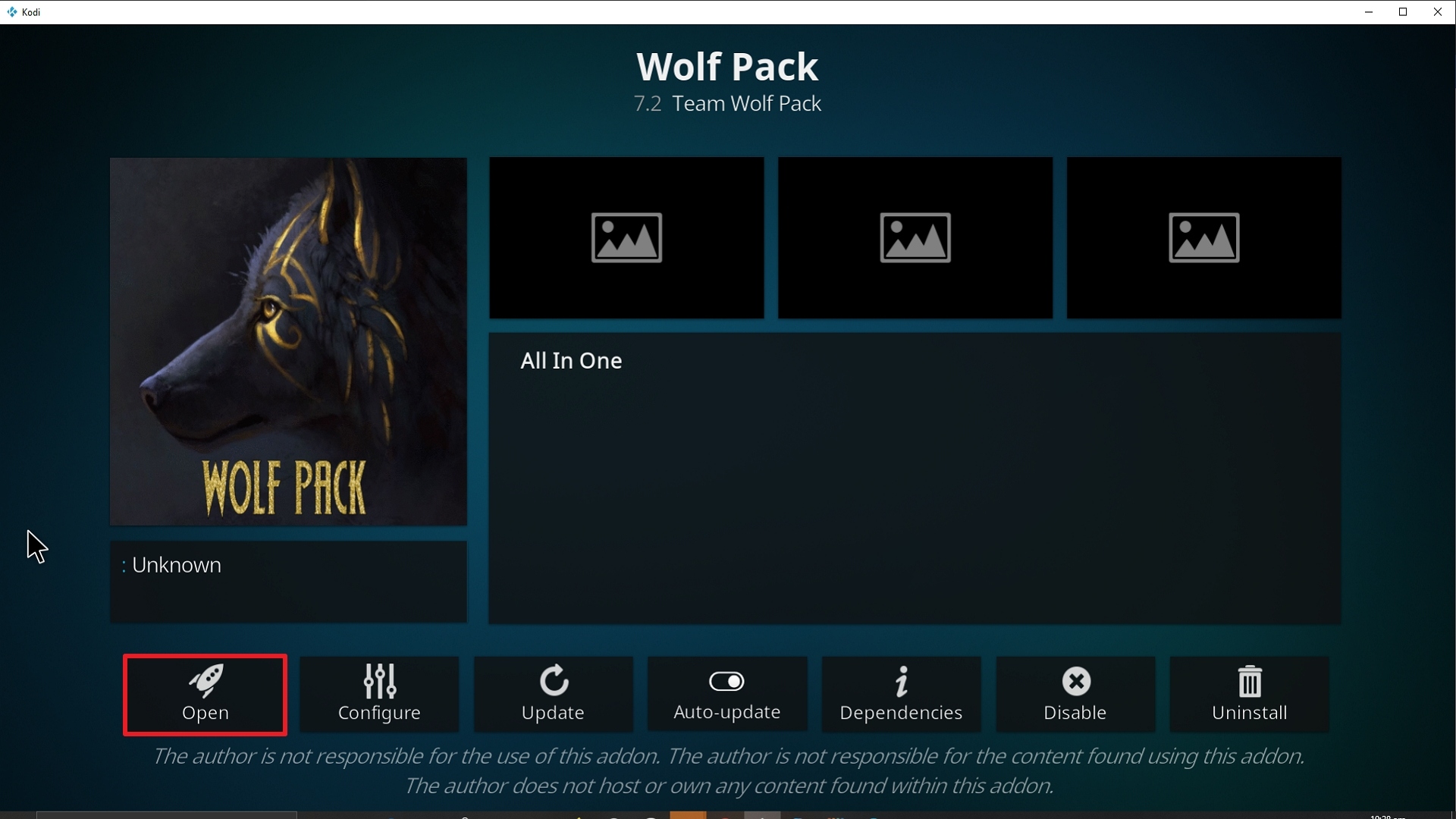 Step 26 Installing Wolf Pack addon on Kodi