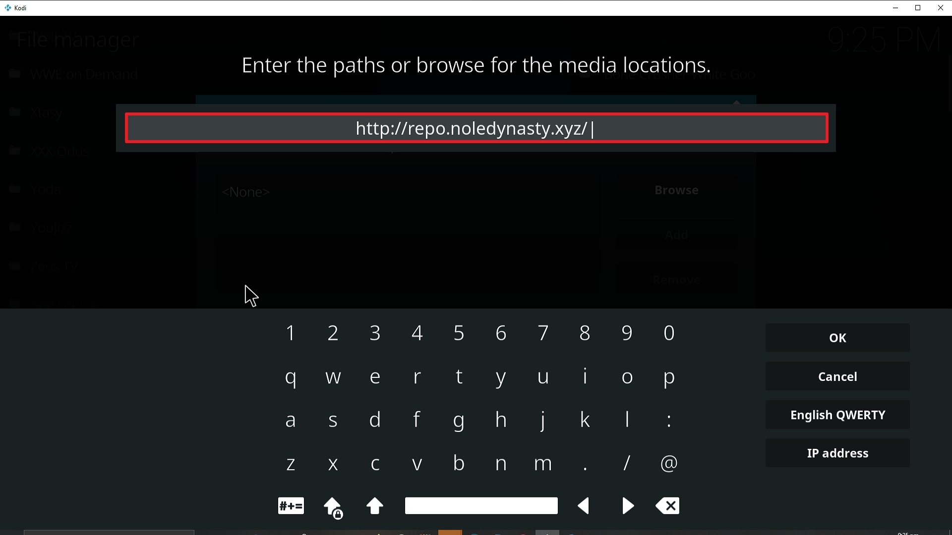 Step 9 Installing Apocalypse 720 addon on Kodi