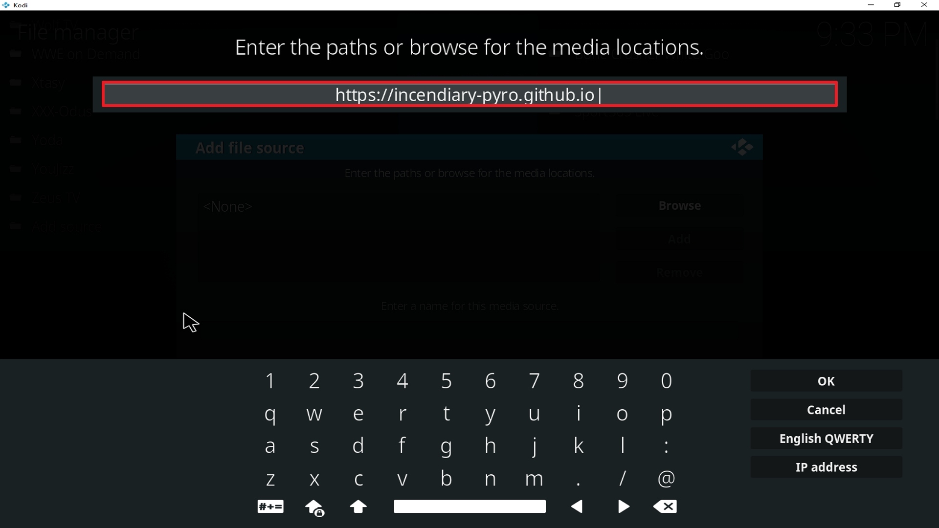 Step 9 Installing Collective addon on Kodi