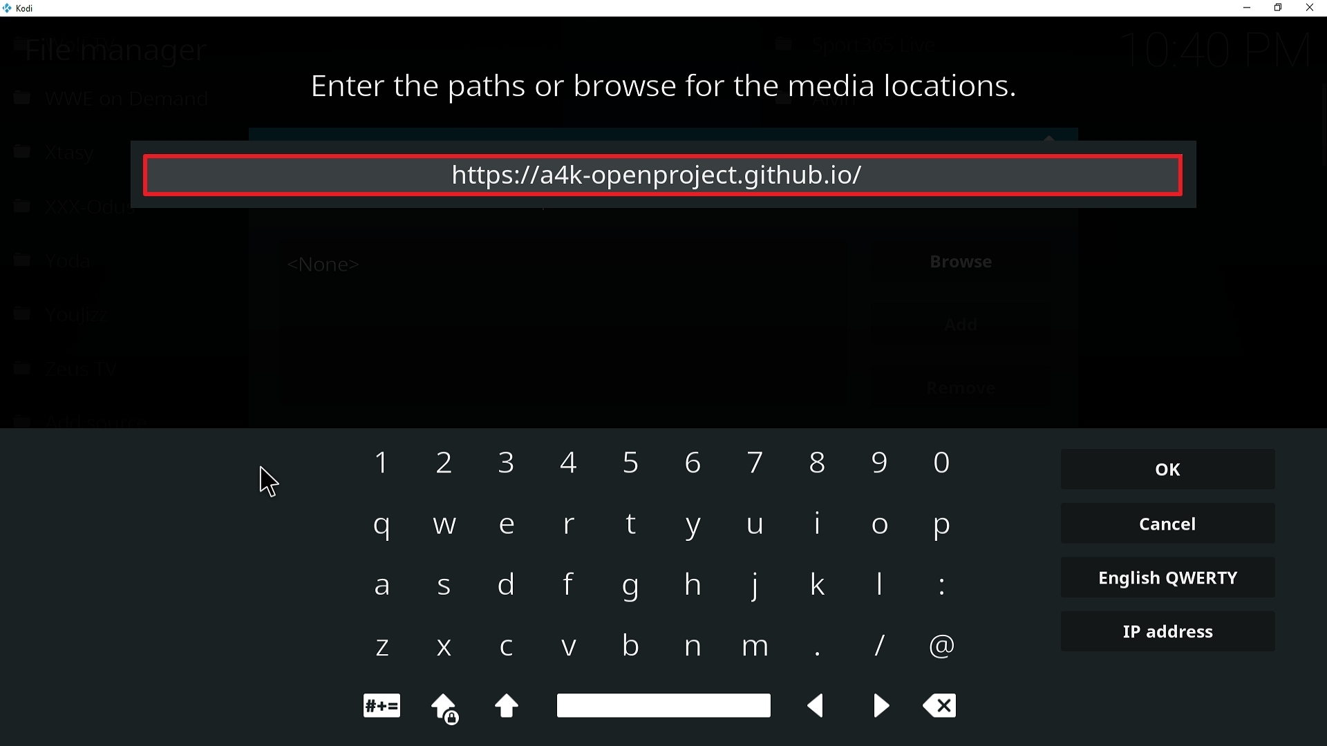 Step 9 Installing Open Meta addon on Kodi