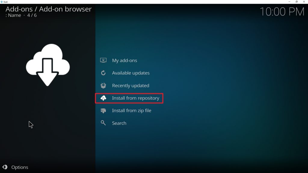 Step 19 Installing Apollo addon on Kodi