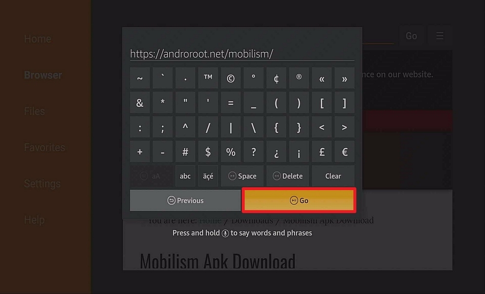 Step 12 Install Mobilism on Firestick