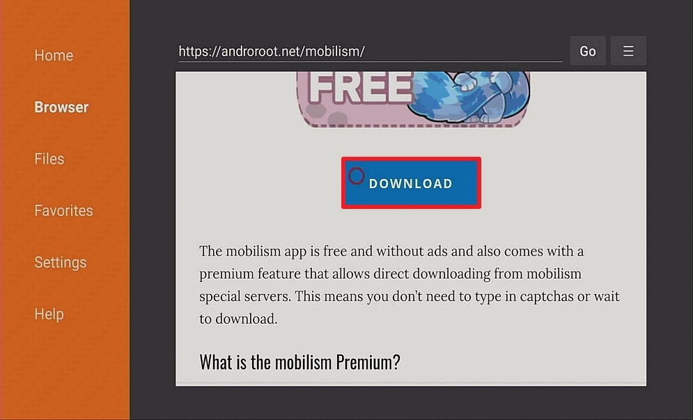 Step 13 Install Mobilism on Firestick