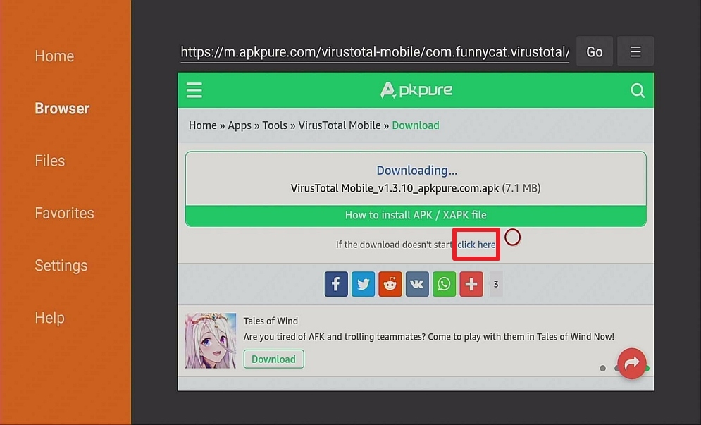 AppLinked Security Warning