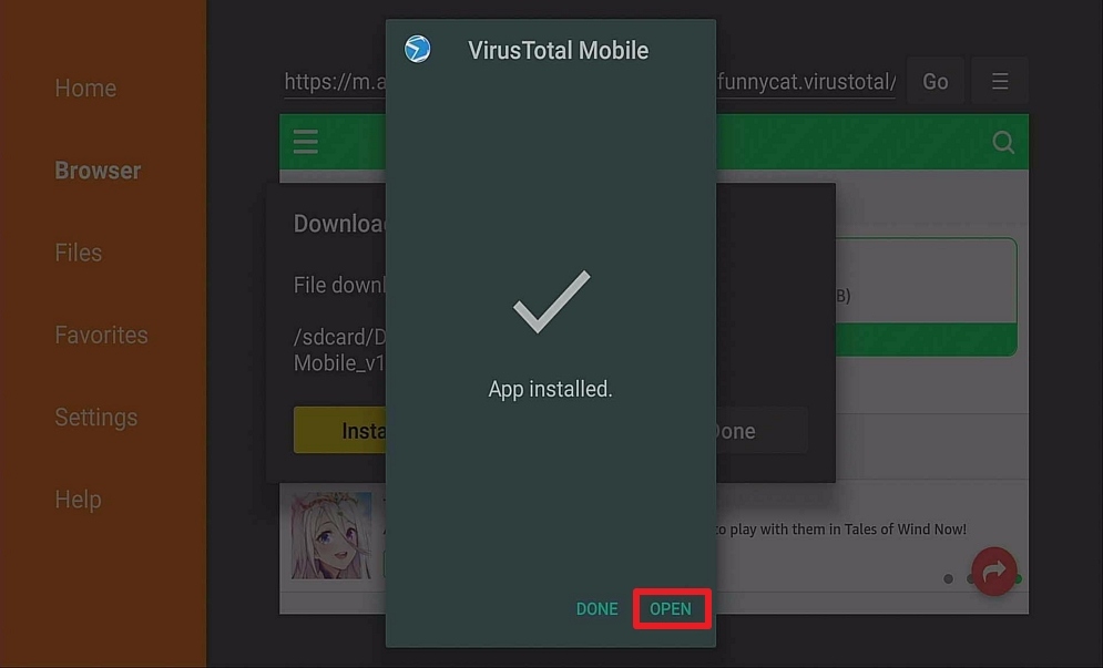 AppLinked Security Warning