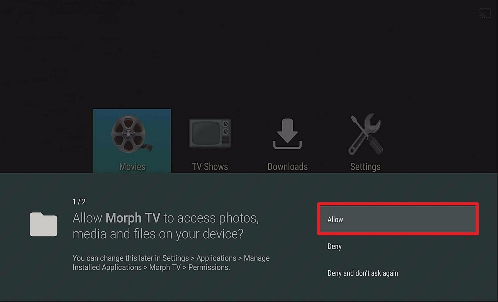 Step 16 Install Morph TV IPTV on Firestick