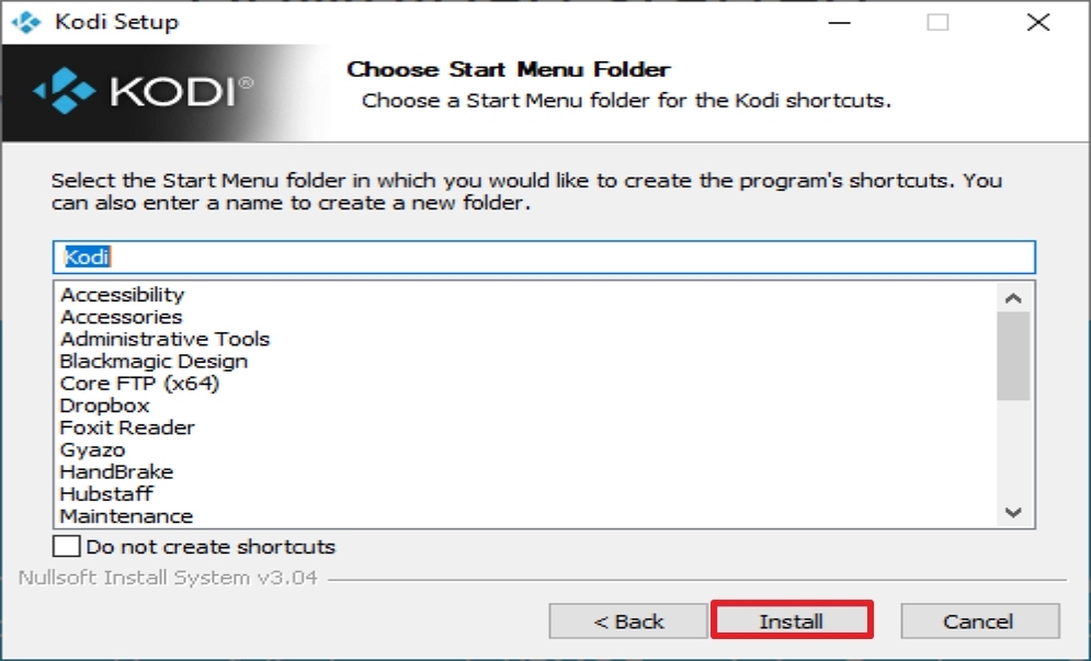 Step 9 Install Kodi from the Official Website
