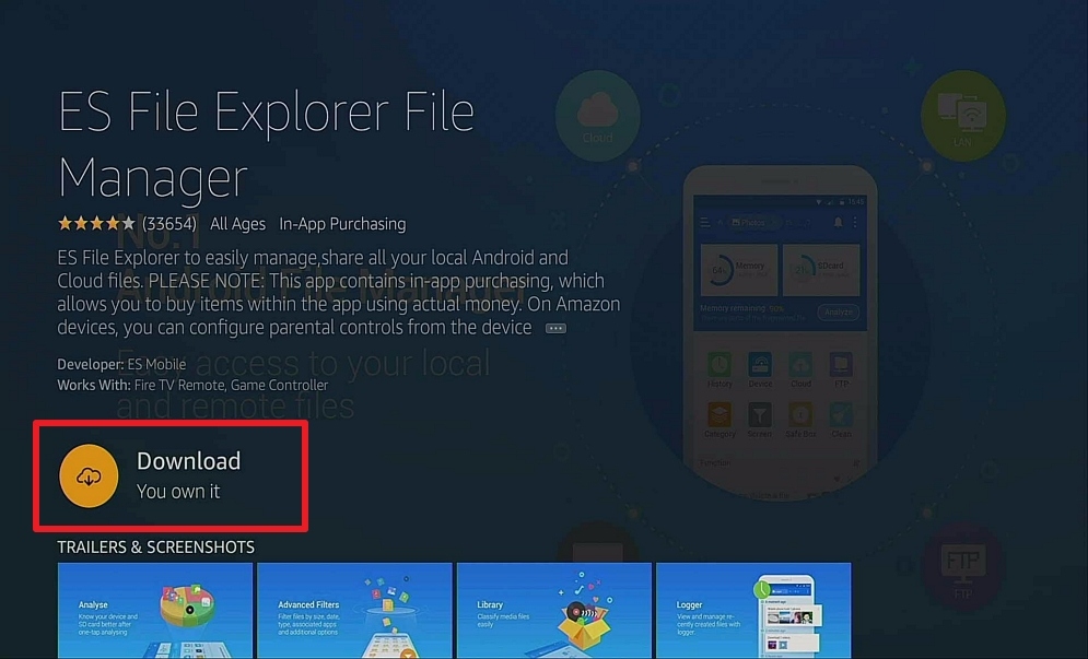 Step 2 How to Install ES Files