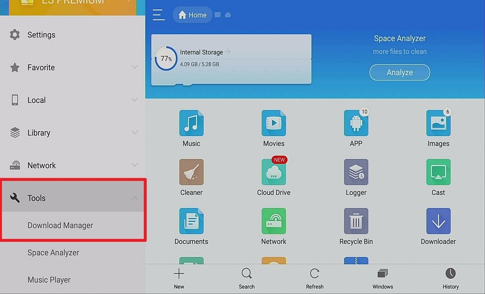 Step 3 How to Install ES Files