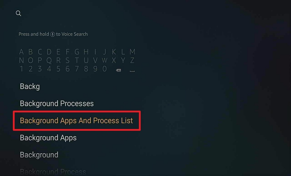 Step 2 Install Background Apps and Process List on a Firestick