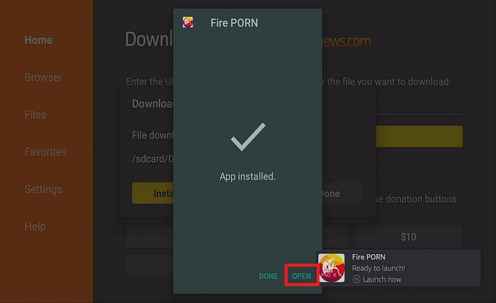 Step 14 Install Fire Porn on Firestick