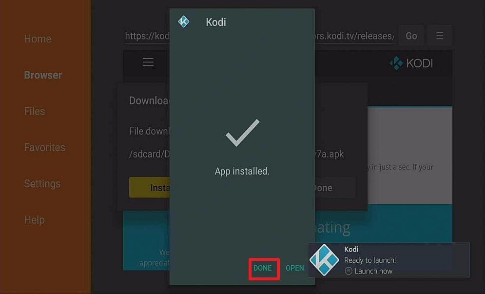 Step 15 Download Kodi On Your Firestick via Downloader App