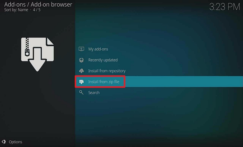 Step 19 install insomniac build on firestick