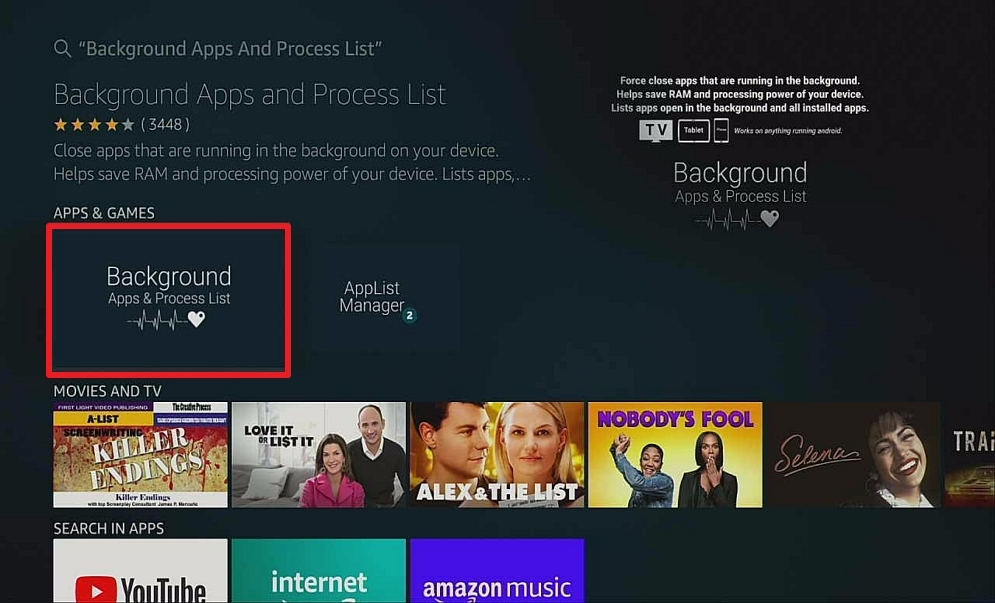 Step 3 Install Background Apps and Process List on a Firestick