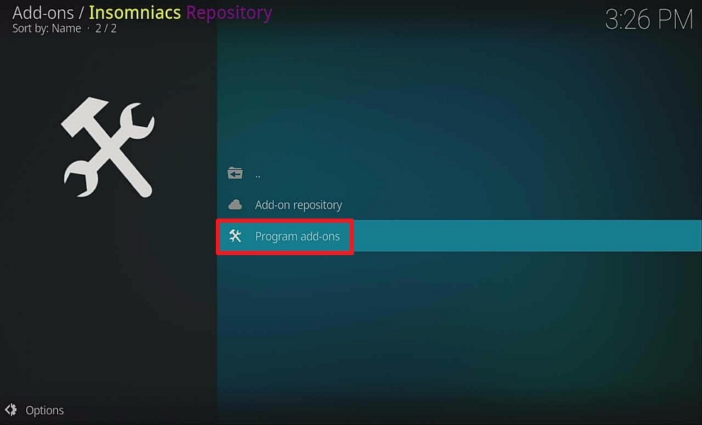 Step 26 install insomniac build on firestick