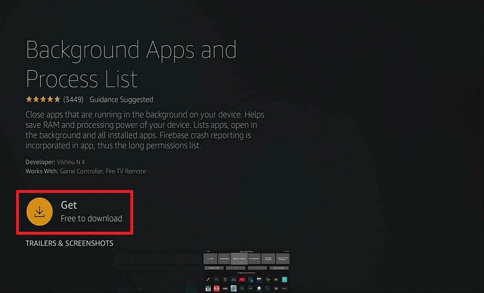 Step 4 Install Background Apps and Process List on a Firestick