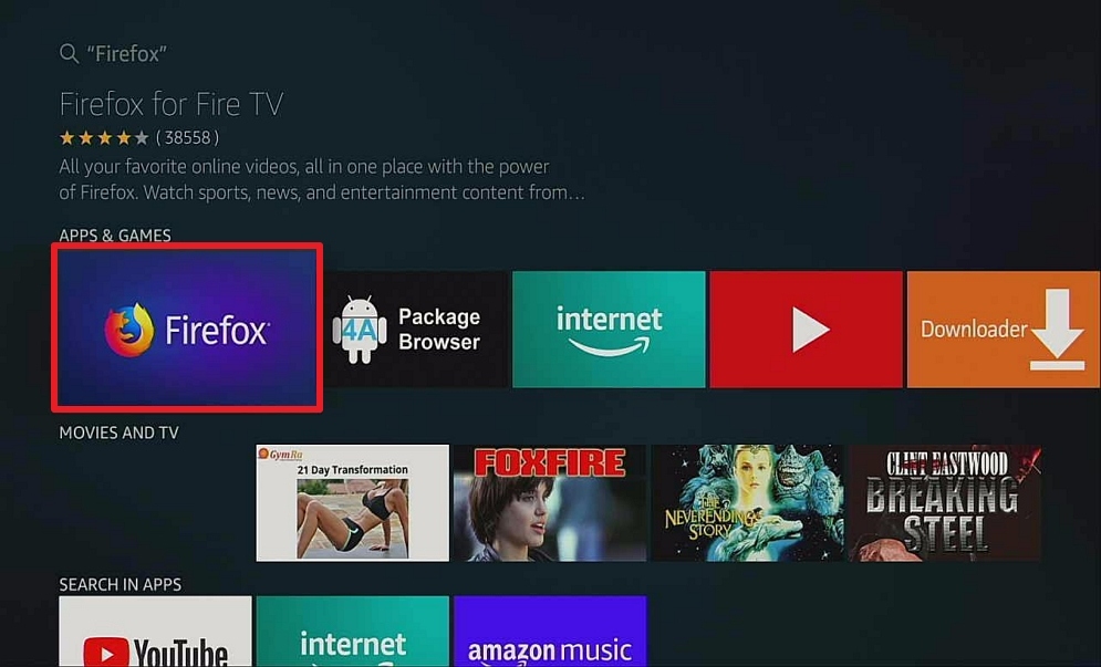 Step 3 Install Firefox On a Firestick