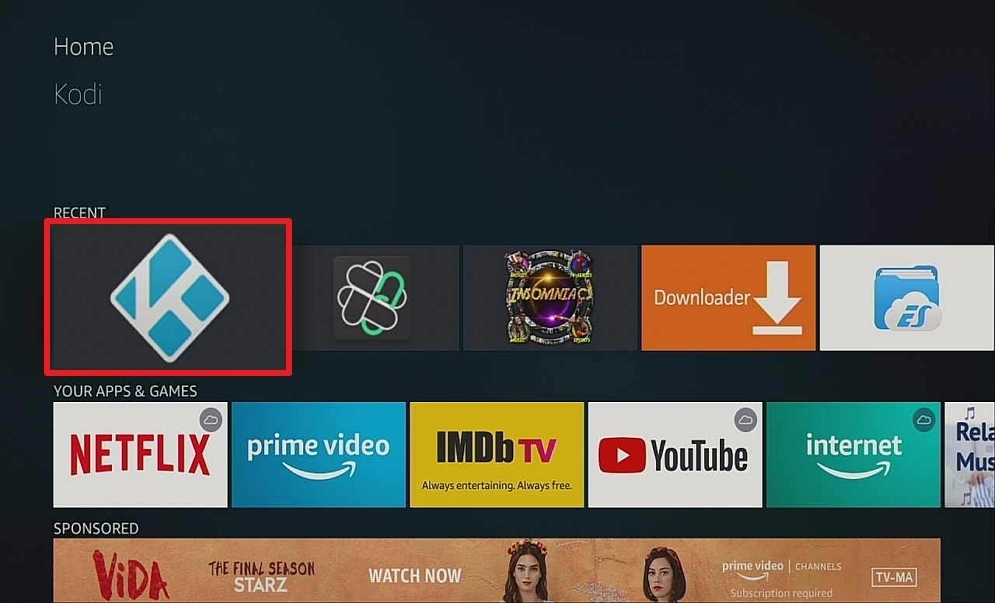 Step 1 install insomniac build on firestick