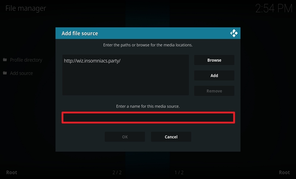 Step 11 Install Insomniacs Build on Kodi