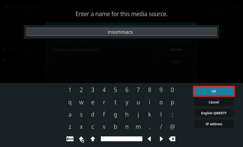 Step 13 Install Insomniacs Build on Kodi