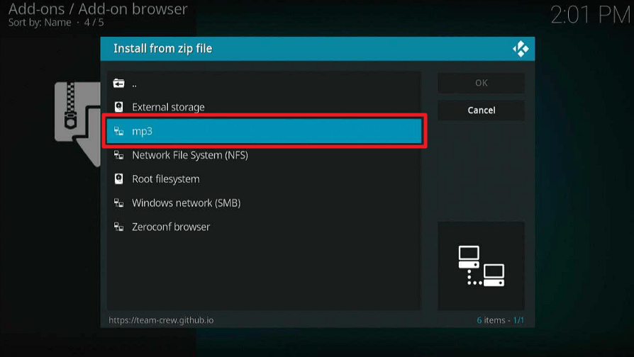 MP3 Streams Kodi Addon