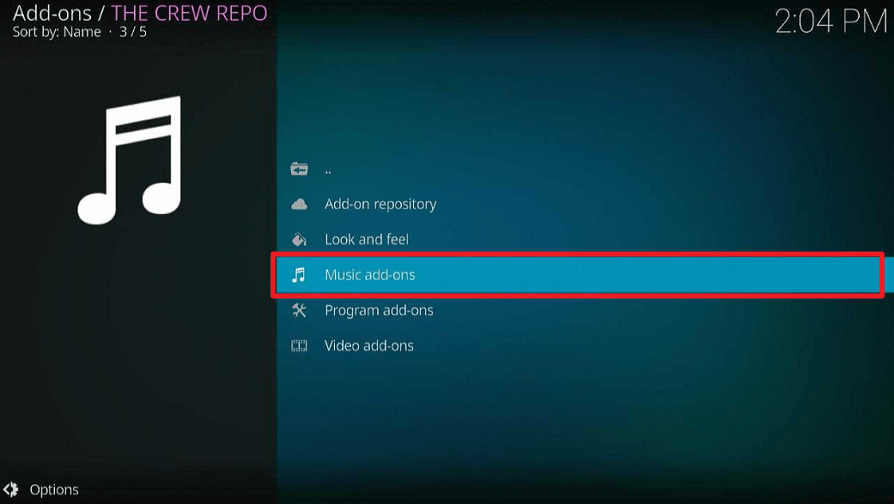 MP3 Streams Kodi Addon