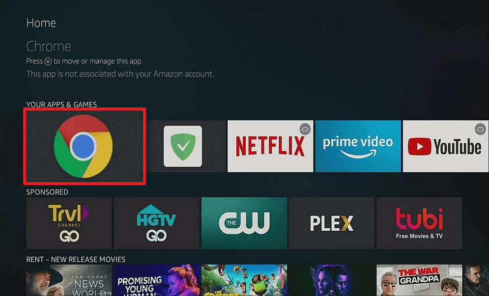 step 20 install chrome on firestick