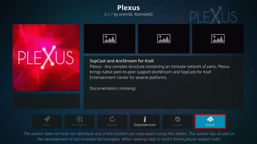 Step 19 How to Install Plexus Kodi Addon