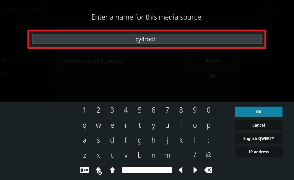 Step 11 Install Descent on Kodi