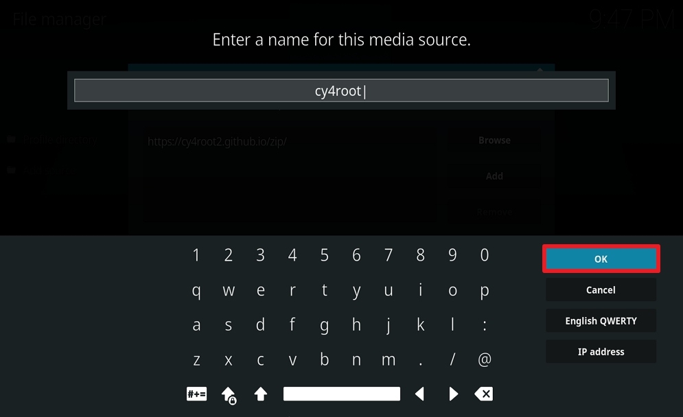 Step 12 Install Descent on Kodi