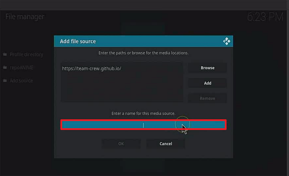 Step 11 Install shadow kodi addon