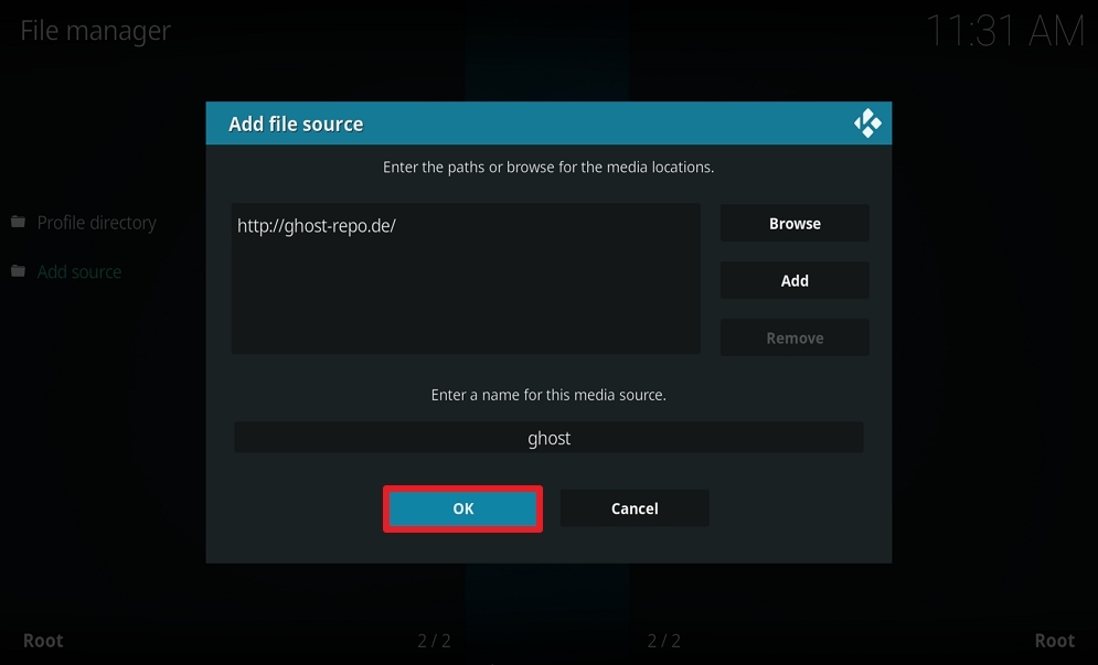 Step 13 Install World of Sounds on Kodi