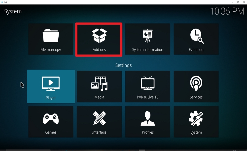 Step 14 Install ClickSville Kodi Addon