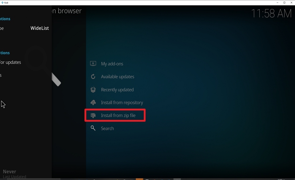 Step 15 Install Cryptonite on kodi