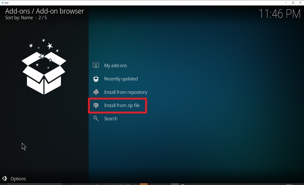 Step 15 Install UK Turk Playlist on kodi