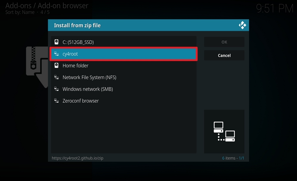 Step 16 Install Descent on Kodi