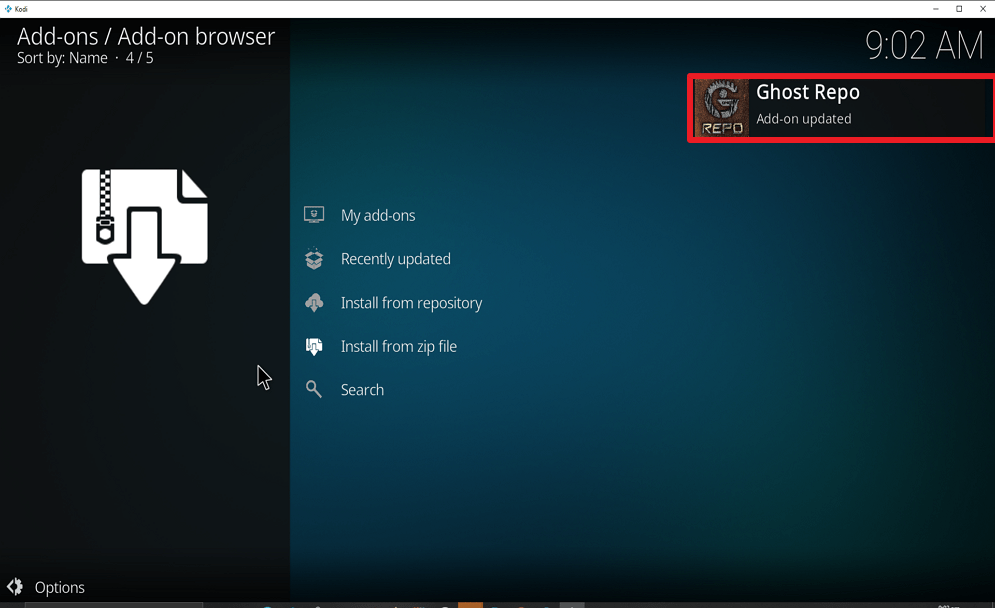Step 18 Install World of Sounds on Kodi