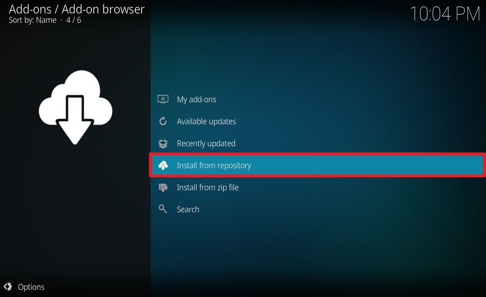 Step 19 Install Descent on Kodi