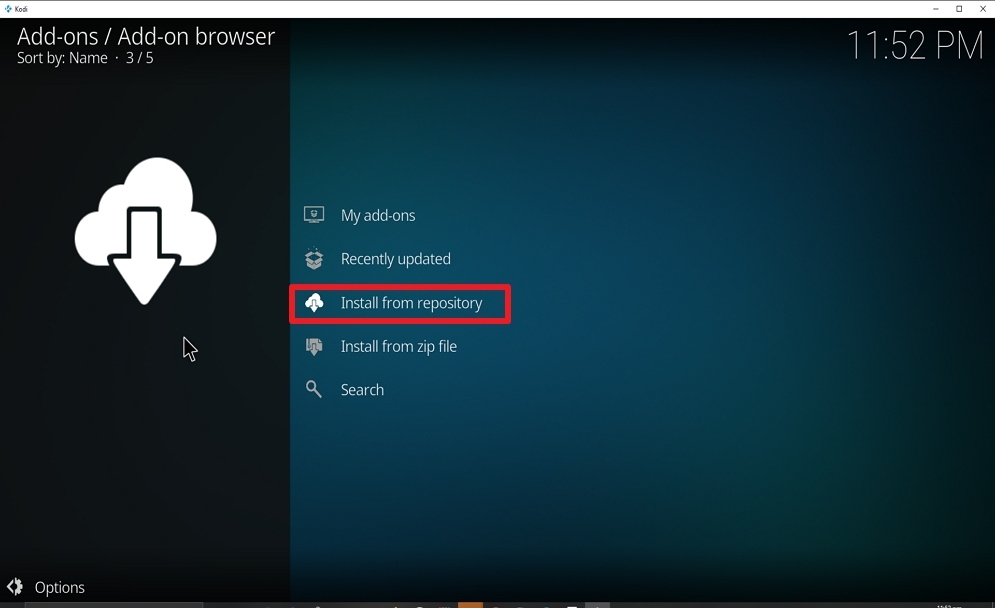 Step 19 Install UK Turk Playlist on kodi