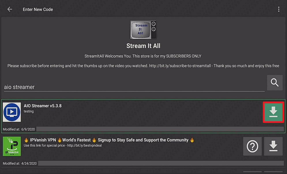 Step 20 Install AIO Streamer on a Firestick