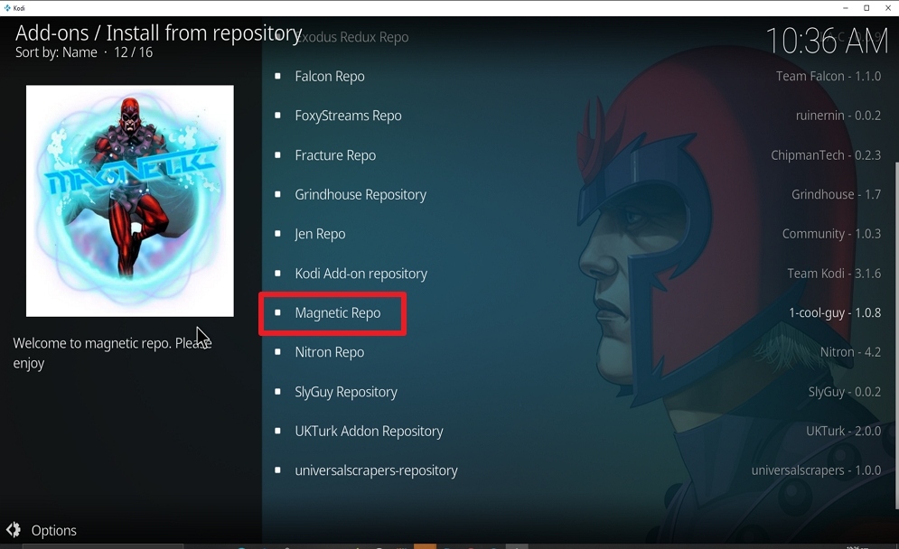 Step 20 Install Apex kodi addon