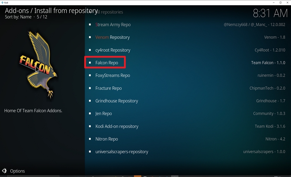Step 20 Install Cryptic on kodi