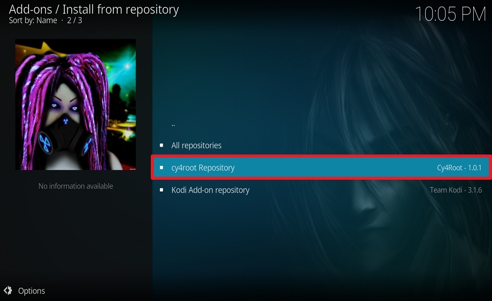 Step 20 Install Descent on Kodi