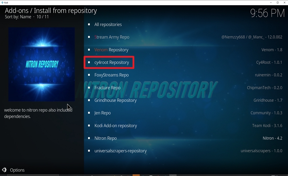 Step 20 Install Laplaza on kodi
