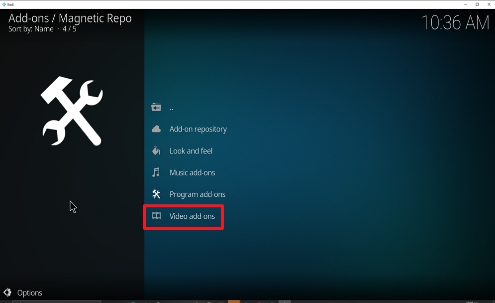 Step 21 Install Apex kodi addon