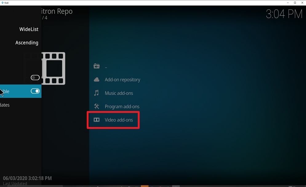 Step 21 Install Borg on kodi