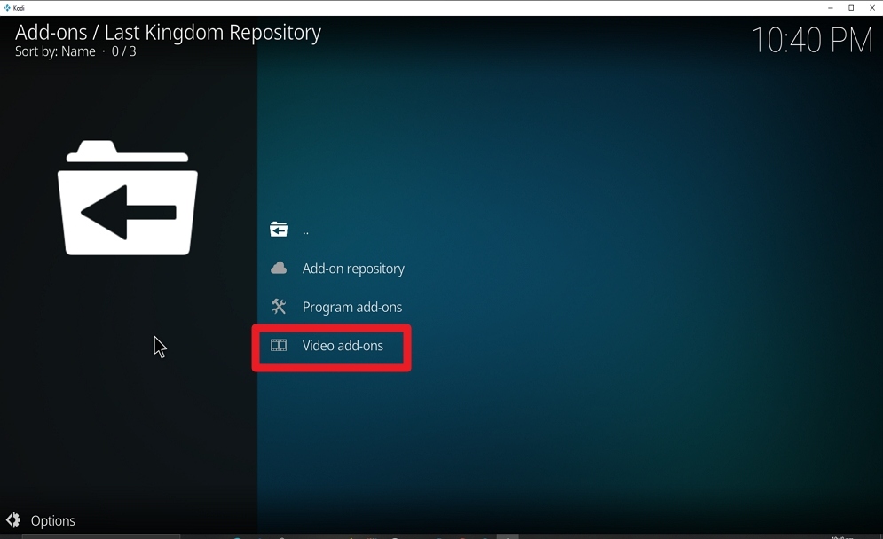 Step 21 Install ClickSville Kodi Addon