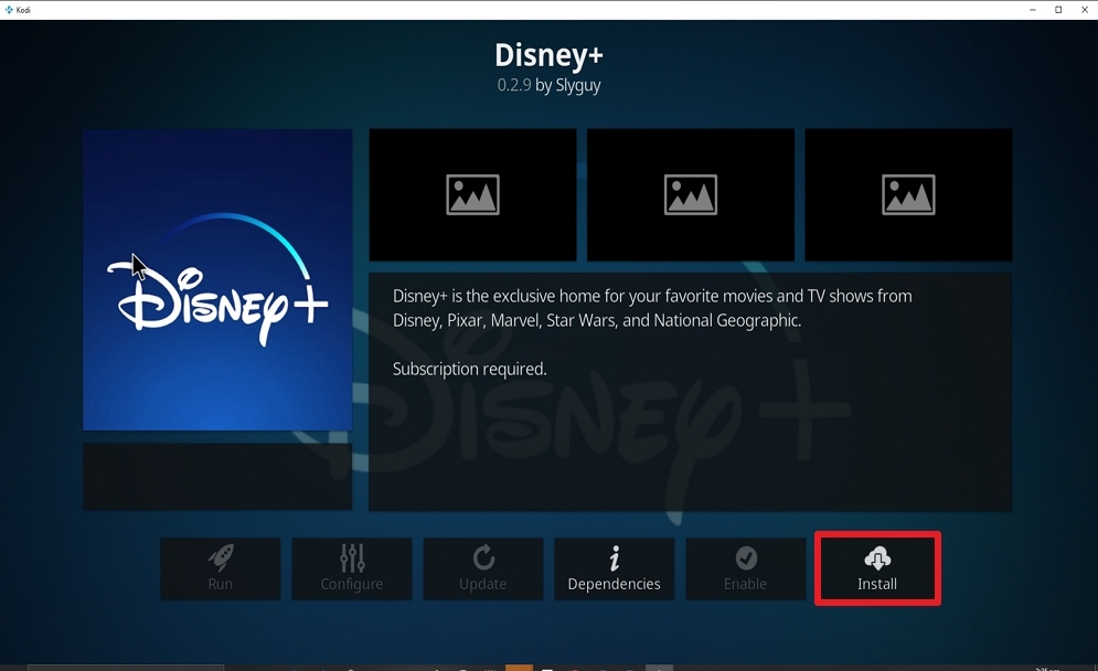 Step 23 Install Disney Plus on kodi